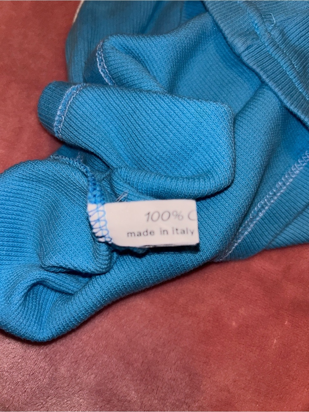 Blue Ribbed Inspo Tank Top - Picture 4 of 4